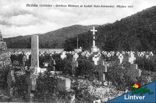 Azzida - Cimitero militare italo-germanico, ottobre 1917