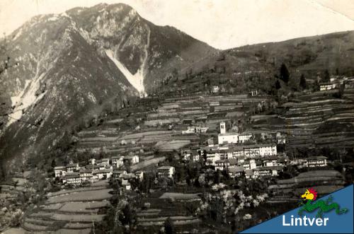 Vecchia foto di Mersino Basso, suggestiva per i numerosi terrazzamenti