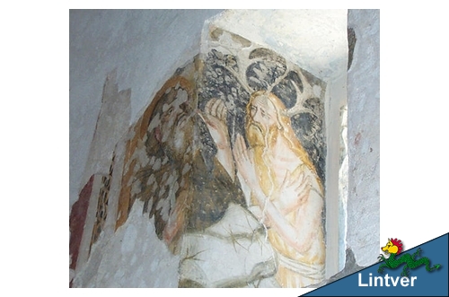 Particolare di affresco