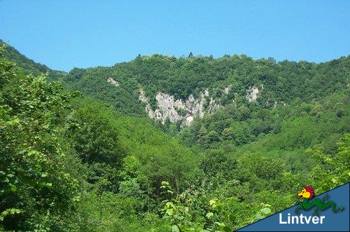 la grotta dalla chiesetta di Biacis