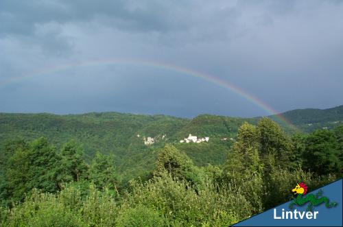 Antro, luogo di pace, sotto l'arcobaleno